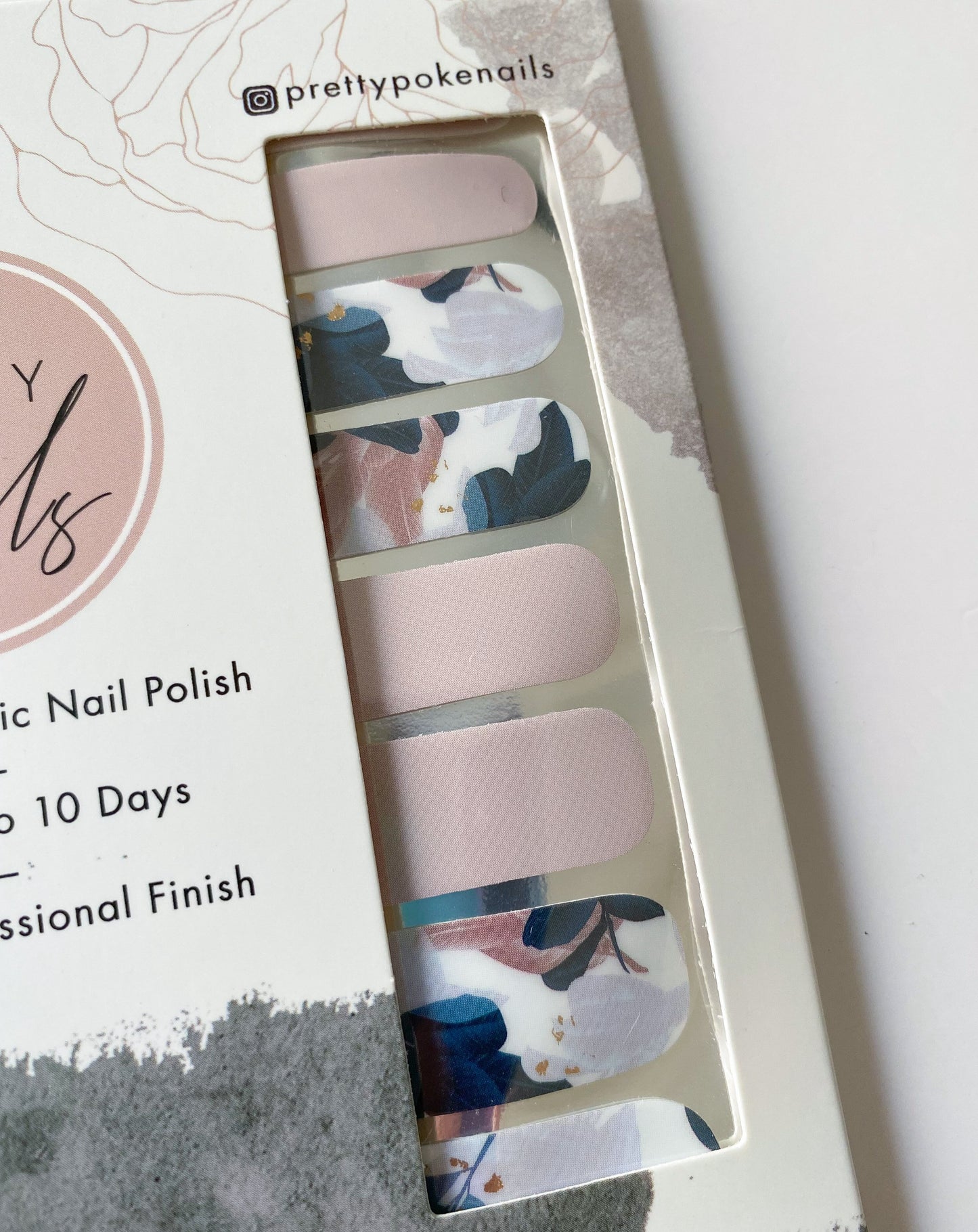 Japandi Florals - Nail Wraps By Pretty Poke Nails