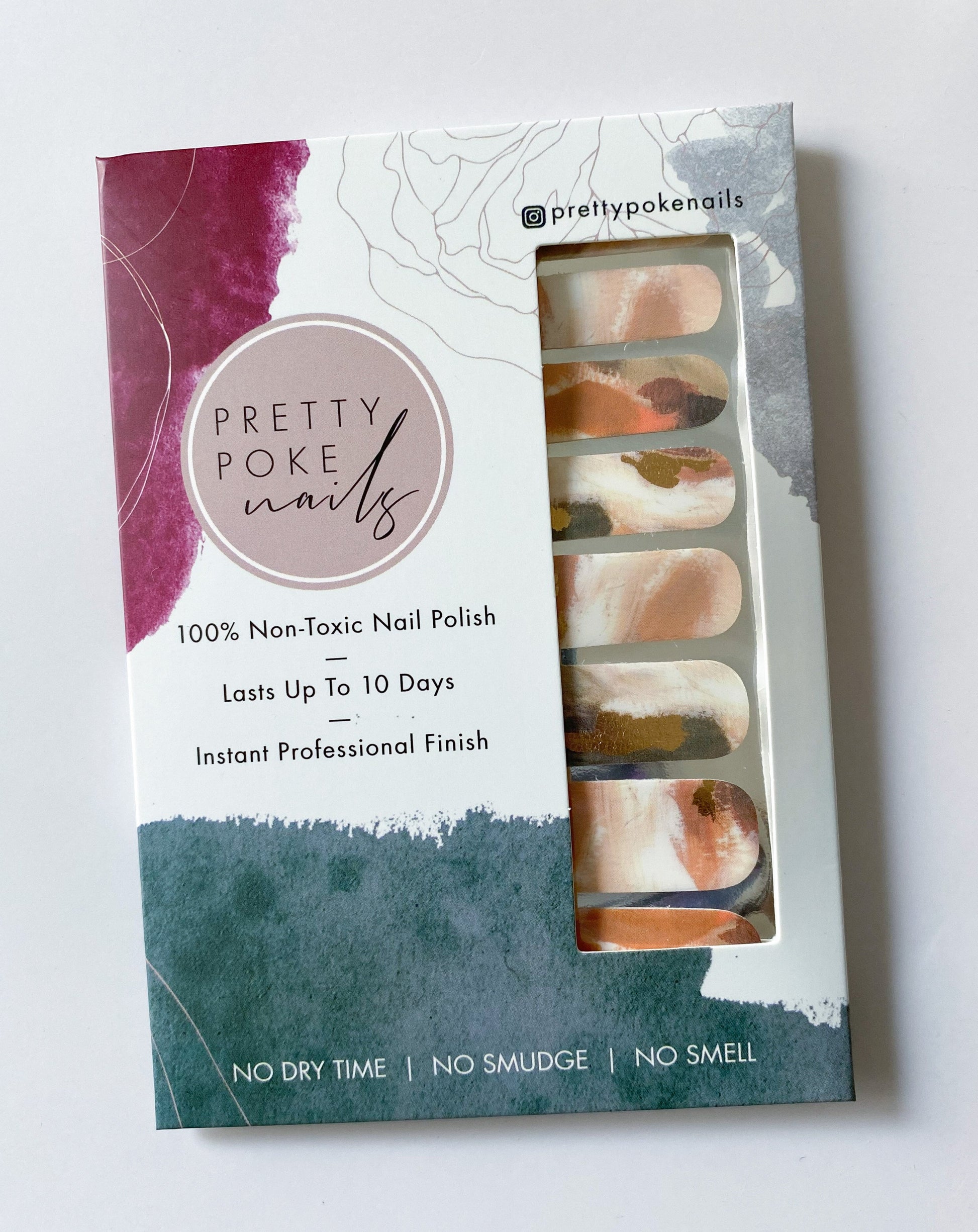 Touch Of Earth - Nail Wraps By Pretty Poke Nails 