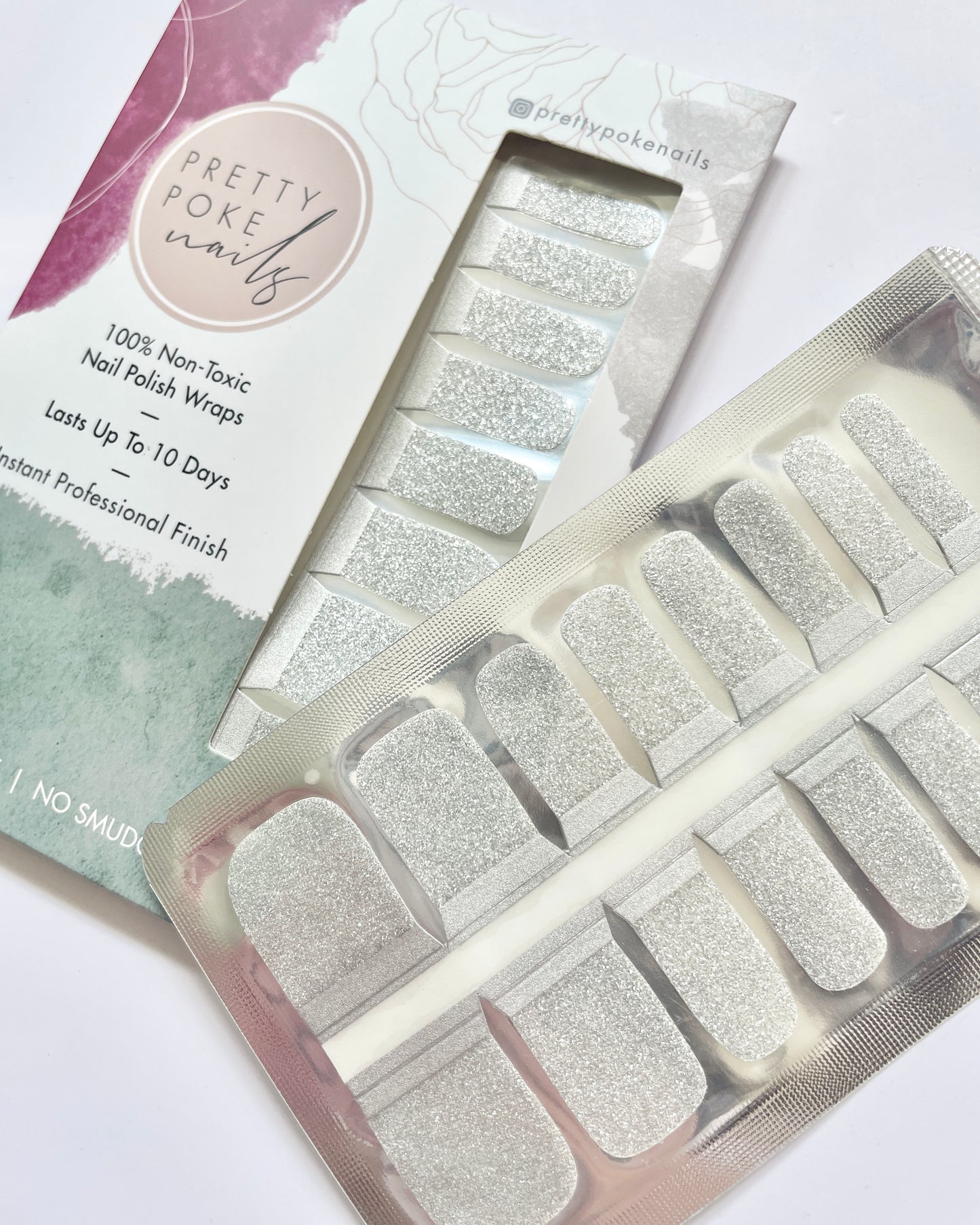 Silver Glitter (Pedicure)