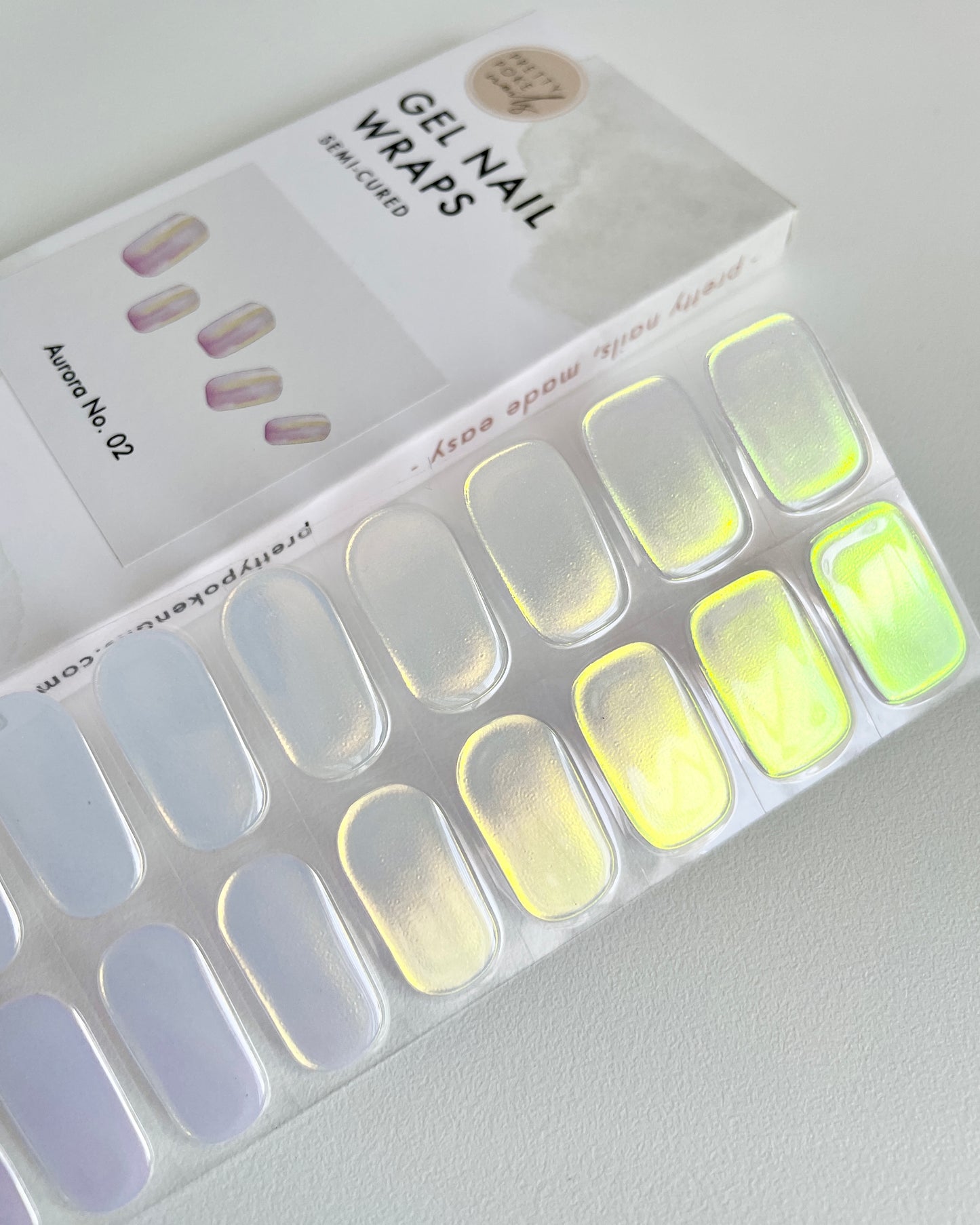 Aurora No. 2 (Semi-Cured Gel Wraps | Manicure)