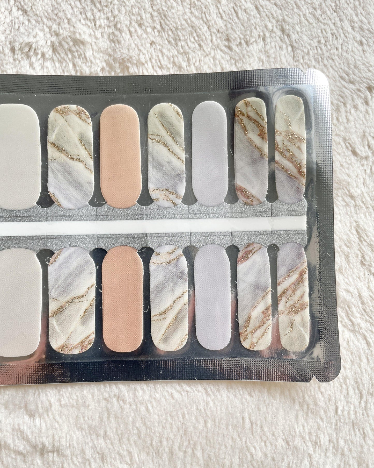 Ash Marble - Nail Wraps By Pretty Poke Nails