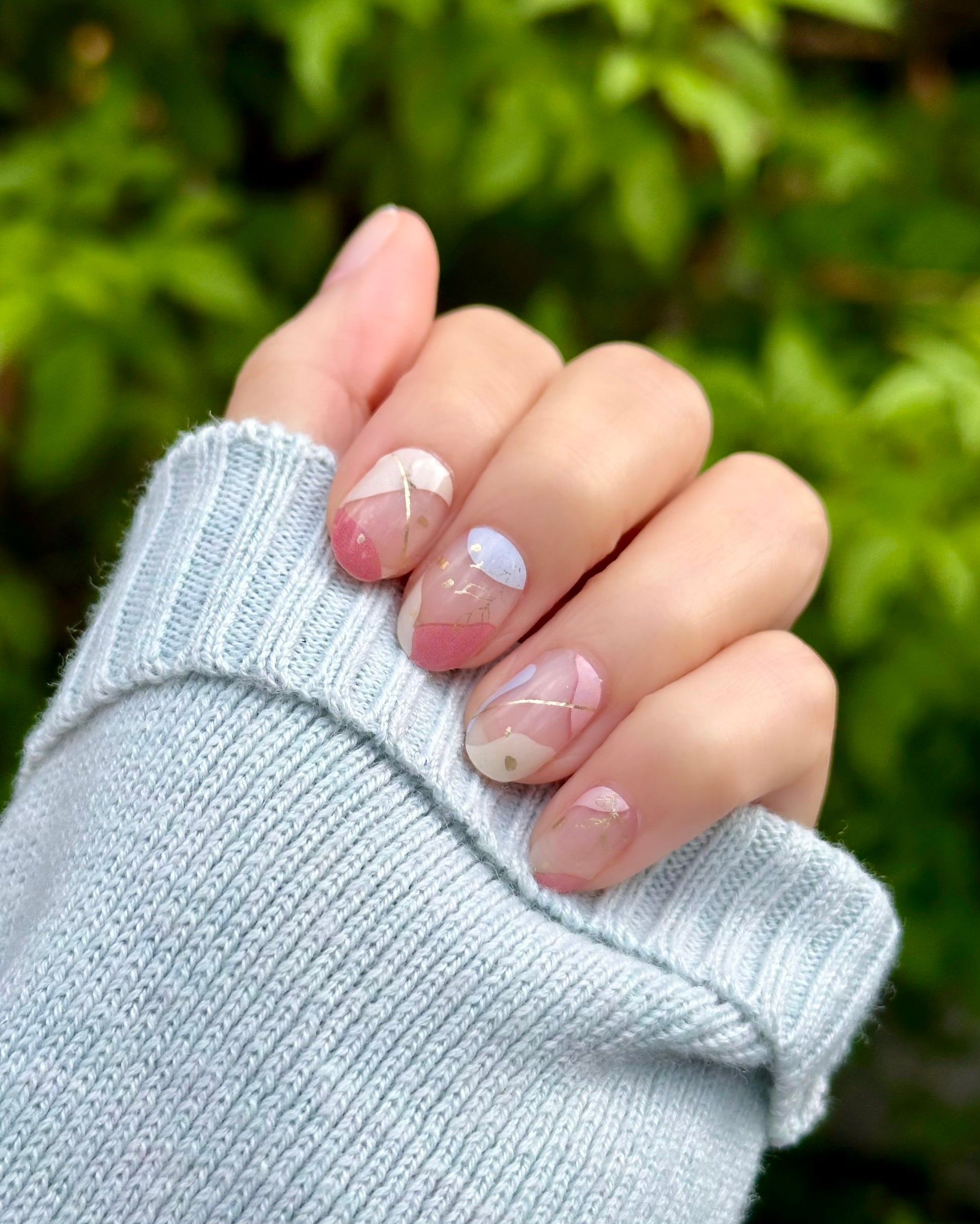 Quality nail wraps Singapore Springtime Pastels Nails – DIY