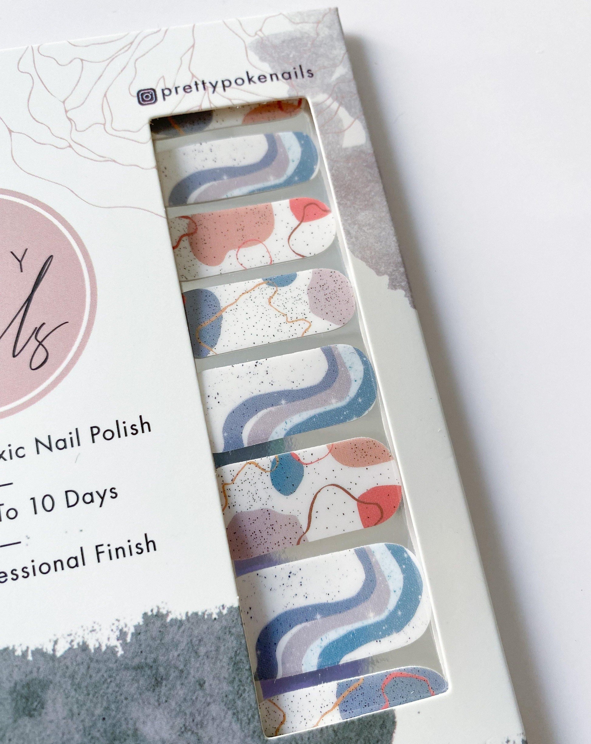 Abstract Isles - Nail Wraps By Pretty Poke Nails 
