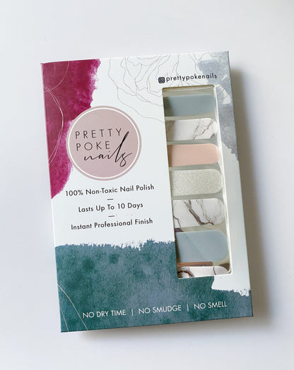 Pastel Elegance - Nail Wraps By Pretty Poke Nails 
