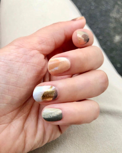 Touch Of Earth - Nail Wraps By Pretty Poke Nails 