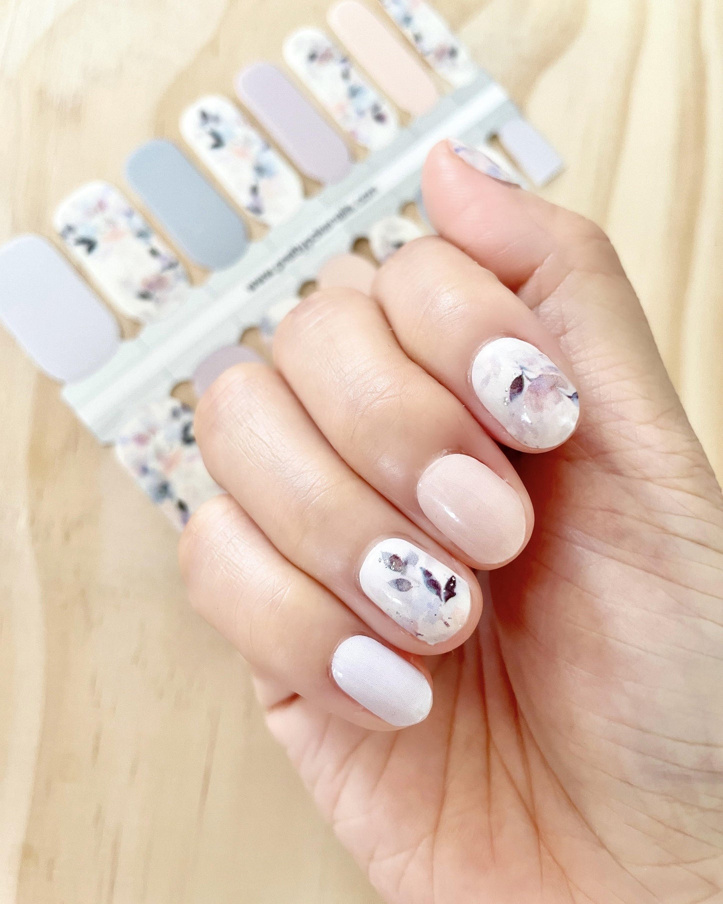 Nail Wraps | Floral, Glitter | Enchanted Blooms