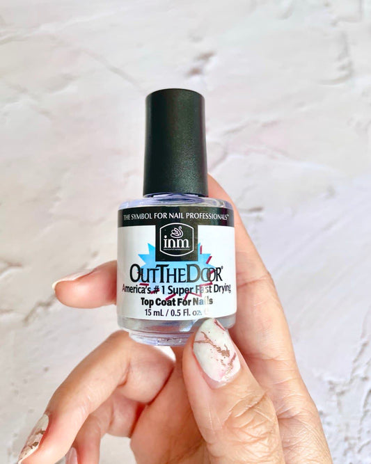 Out The Door Topcoat - Nail Wraps By Pretty Poke Nails 